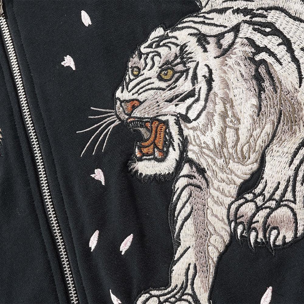 "FOLKLORE" - Embroidered Zip-Up Anime Jacket