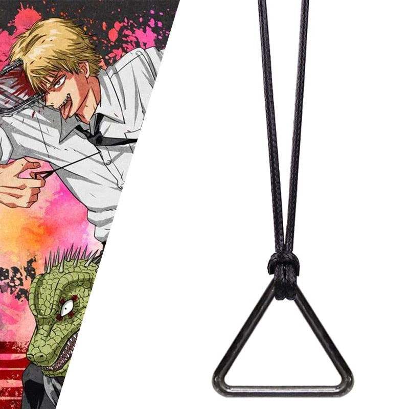 Anime - Streetwear - "ACTIVATE" - Denji Pendant Necklace Chainsaw Man Anime - Alpha Weebs