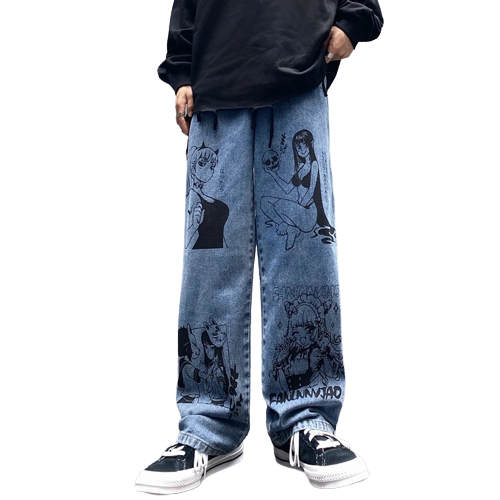 "LUNAR" - Sailor Moon Anime Jeans - Alpha Weebs