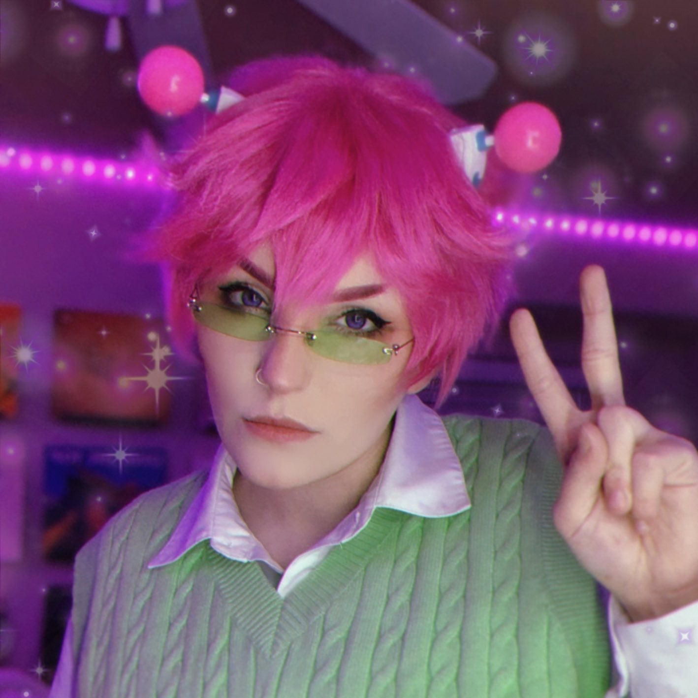 Anime - Streetwear - "PSI" - Saiki K. Anime Sunglasses - Alpha Weebs