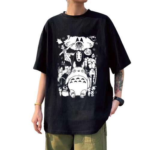 Anime - Streetwear - "THE GANG" - Spirited Away Anime T-shirt - Alpha Weebs