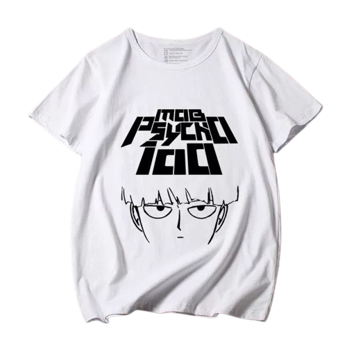 Anime - Streetwear - "100" Mob Psycho Anime Shigeo Oversized T-Shirts | 2 Options - Alpha Weebs