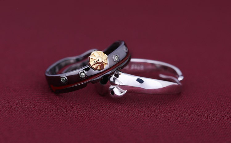 Anime - Streetwear - "DUAL" - Yashiro + Hanako - Toilet Bound Hanako-Kun Anime Rings | 2 Options - Alpha Weebs