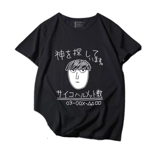 Anime - Streetwear - "100" Mob Psycho Anime Shigeo Oversized T-Shirts | 2 Options - Alpha Weebs