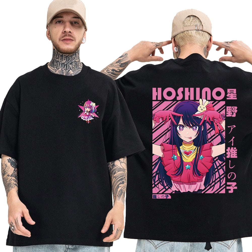 Anime - Streetwear - Oshi No Ko Anime Oversized T-Shirts | 4 Colors - Alpha Weebs