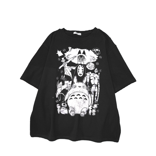 Anime - Streetwear - "THE GANG" - Spirited Away Anime T-shirt - Alpha Weebs