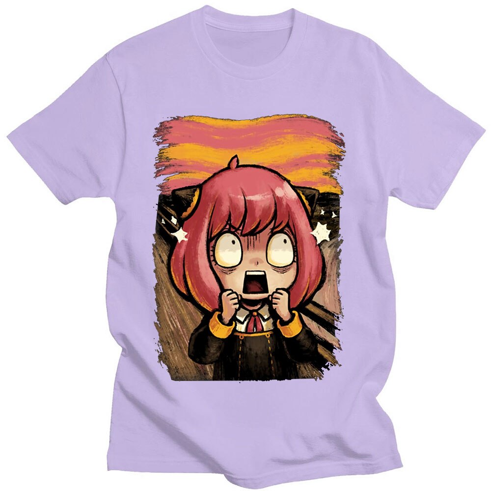 Anime - Streetwear - "SCREAM" by Anya Forger - Spy X Family Anime Oversized T-Shirt | 5 colors - Alpha Weebs