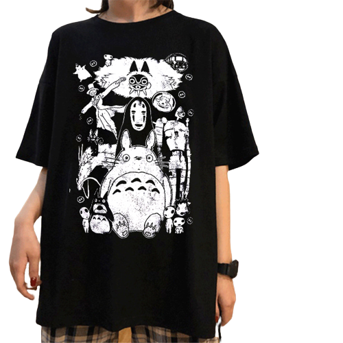 Anime - Streetwear - "THE GANG" - Spirited Away Anime T-shirt - Alpha Weebs