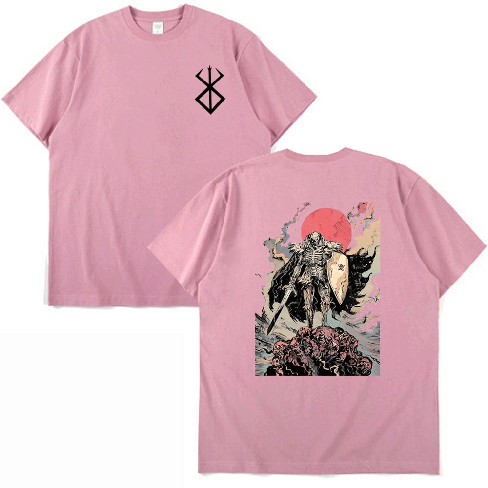 Anime - Streetwear - "GLORY" - Berserk Guts Anime Oversized T-shirt | 6 Colors - Alpha Weebs