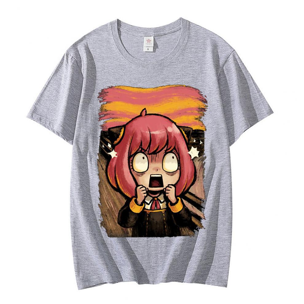 Anime - Streetwear - "SCREAM" by Anya Forger - Spy X Family Anime Oversized T-Shirt | 5 colors - Alpha Weebs