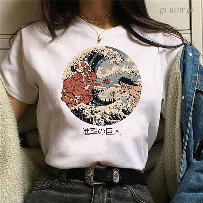 Anime - Streetwear - "CLASH" - Attack on Titan Anime Yeager Bertolt T-Shirts | 2 Colors - Alpha Weebs