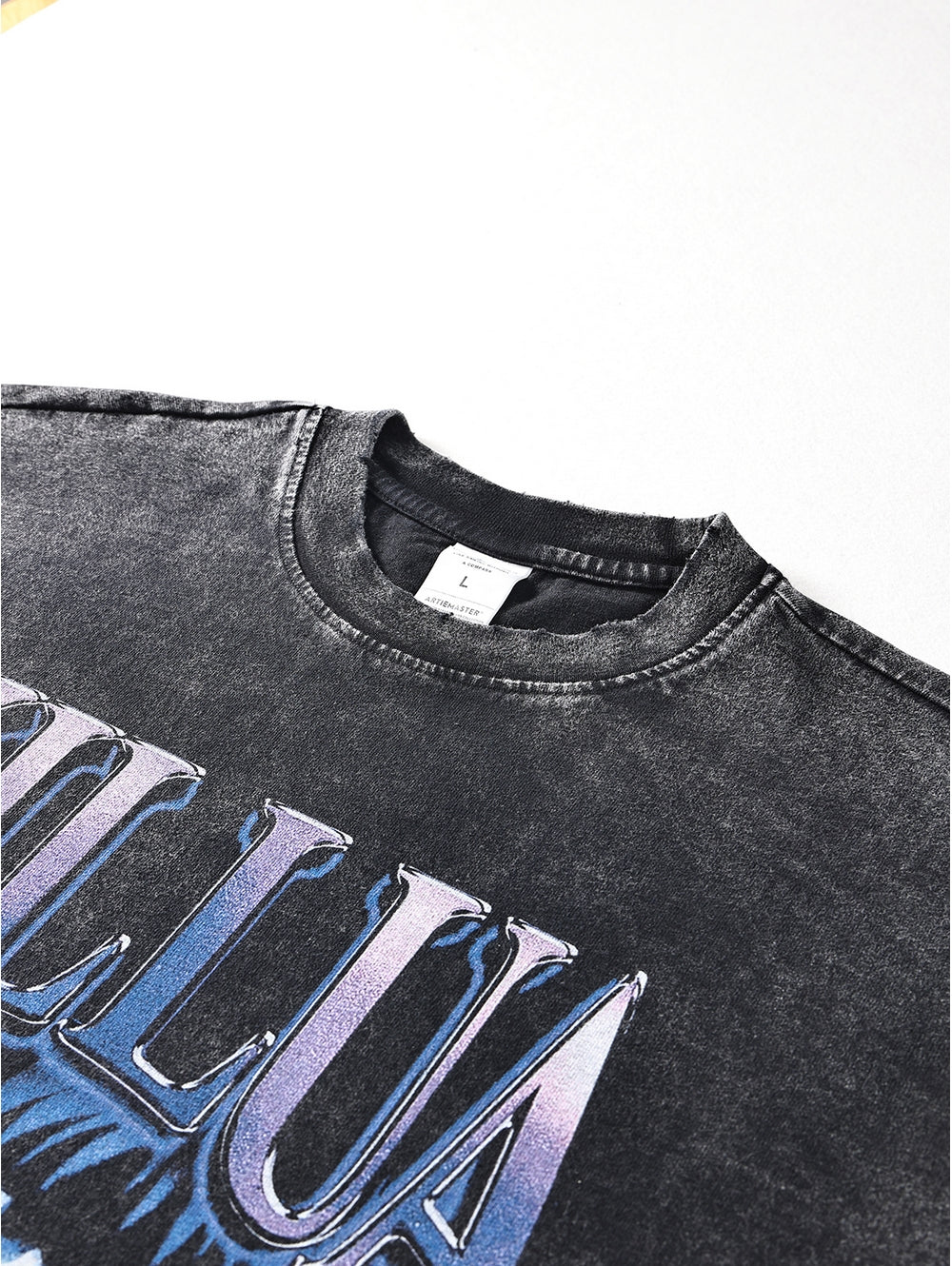 Anime - Streetwear - "SASSIN" - Hunter x Hunter Killua Anime Vintage / Acid Washed Oversized Sweatshirt - Alpha Weebs