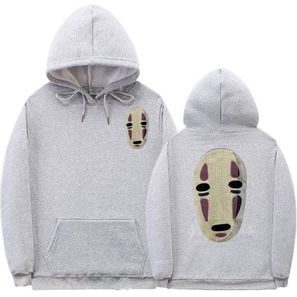 Anime - Streetwear - "FACELESS" - No Face Studio Ghibli Anime Oversized Hoodies | 6 Colors - Alpha Weebs