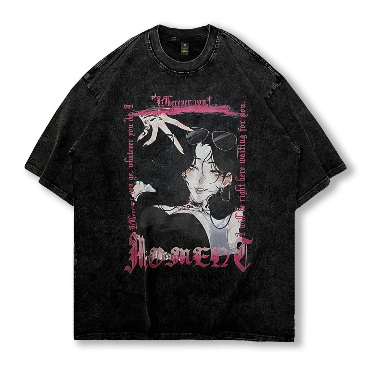 "MOVEMENT" - Bentai Anime Vintage Washed T-Shirt