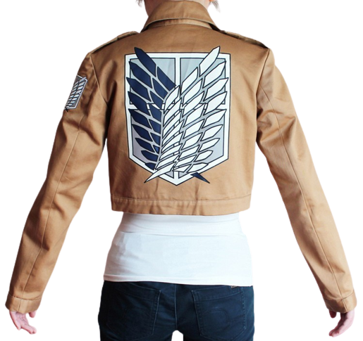 Anime - Streetwear - "SCOUTS REGIMENT" - AOT Anime Leather Jacket - Alpha Weebs