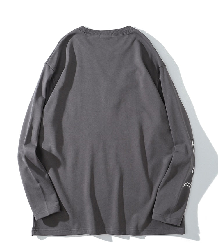 Anime - Streetwear - "HENTAI STREET" - Anime Oversized Sweatshirt | 2 Colors - Alpha Weebs