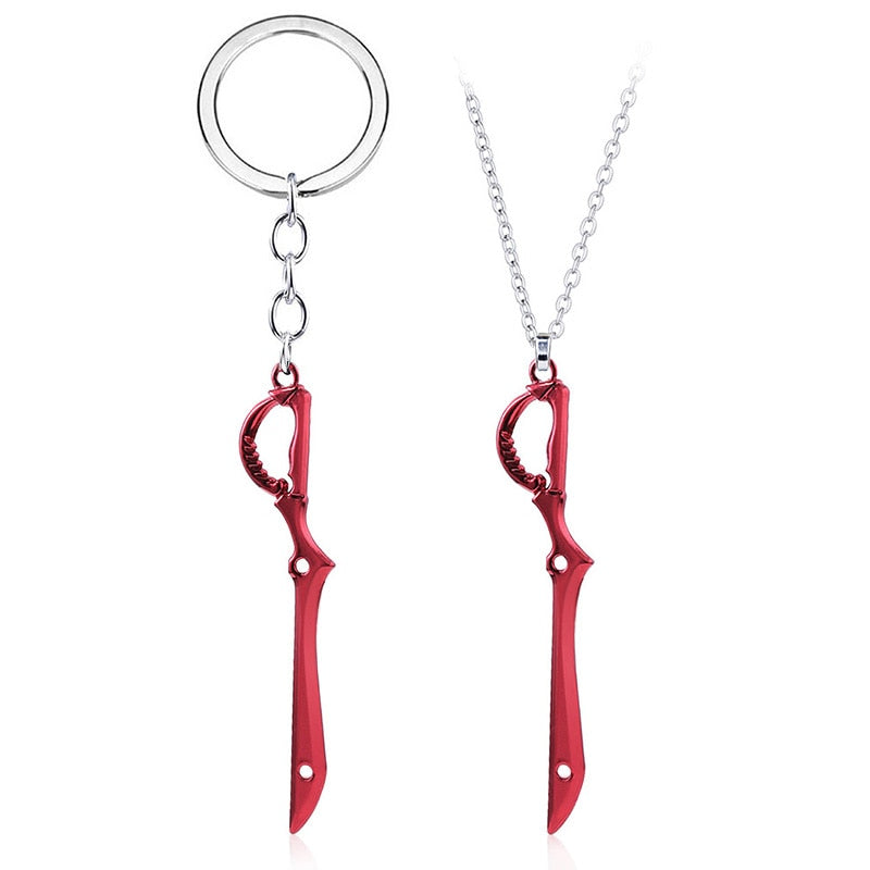 Anime - Streetwear - "SCISSOR" - Ryuko Kill la Kill Anime Necklaces / Keychains - Alpha Weebs
