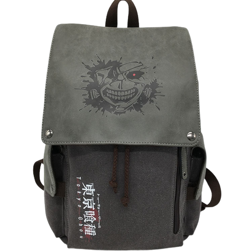 Anime - Streetwear - Ken Kaneki Tokyo Ghoul Anime Canvas Backpack - Alpha Weebs