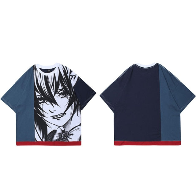 Anime - Streetwear - "TEARS" - Kanashii Anime Frederic T-Shirt | 2 Colors - Alpha Weebs
