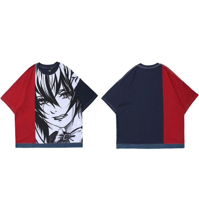 Anime - Streetwear - "TEARS" - Kanashii Anime Frederic T-Shirt | 2 Colors - Alpha Weebs