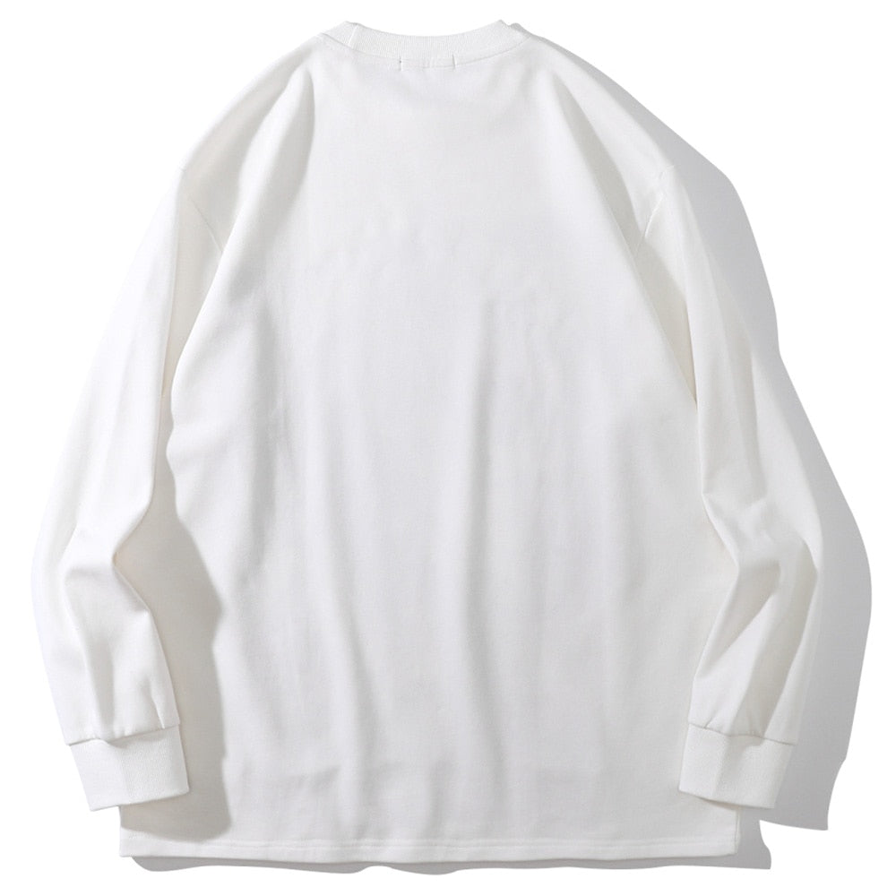 Anime - Streetwear - "YANDERE LOVE" - Bentai Anime Oversized Sweatshirts | 2 Colors - Alpha Weebs