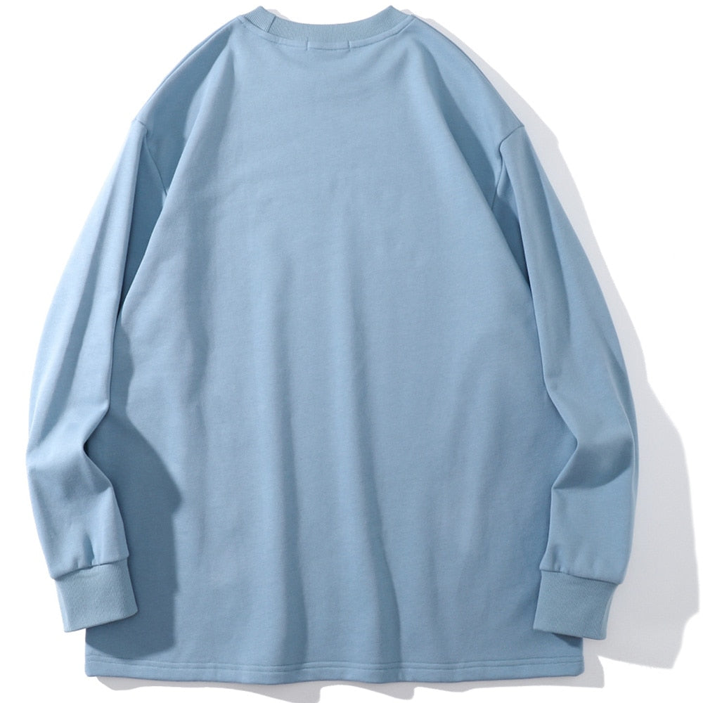 Anime - Streetwear - "YANDERE LOVE" - Bentai Anime Oversized Sweatshirts | 2 Colors - Alpha Weebs