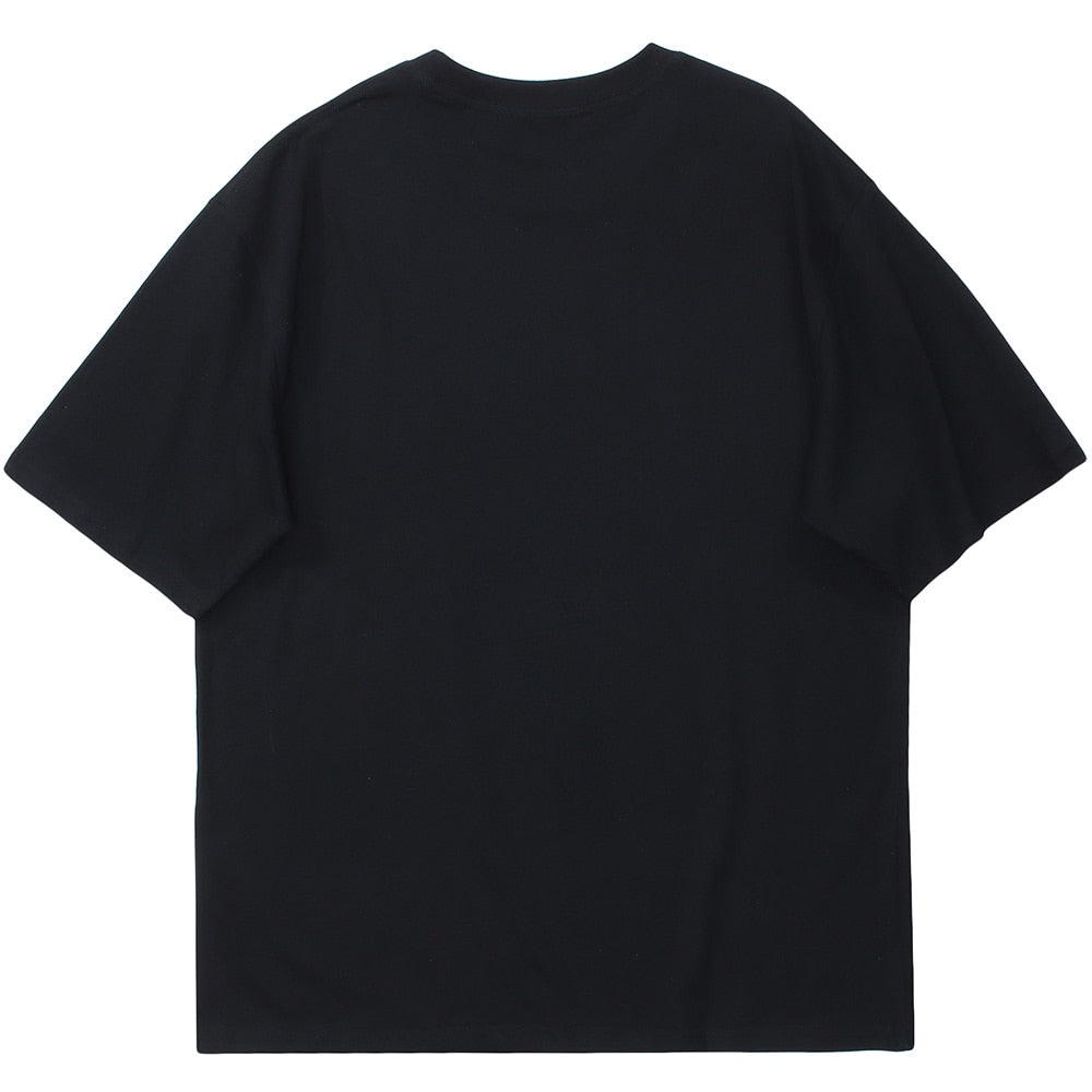 Anime - Streetwear - "HEAD IN THE CLOUDS" - Anime Oversized T-shirt | 2 Colors - Alpha Weebs