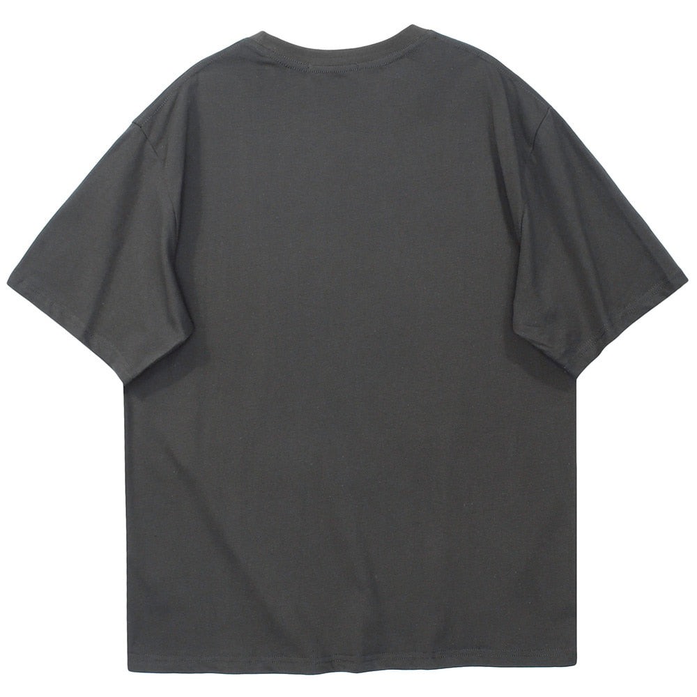 Anime - Streetwear - "HEAD IN THE CLOUDS" - Anime Oversized T-shirt | 2 Colors - Alpha Weebs