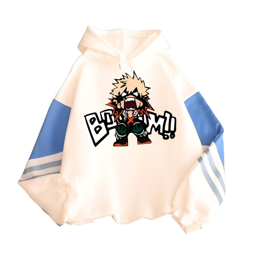 "BOOM" - Bakugo My Hero Academia Anime Oversized Hoodies | 4 Colors