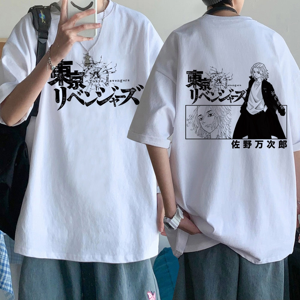 "MANJIRO-KEN" - Tokyo Revengers Anime Oversized T-Shirts | 4 Options