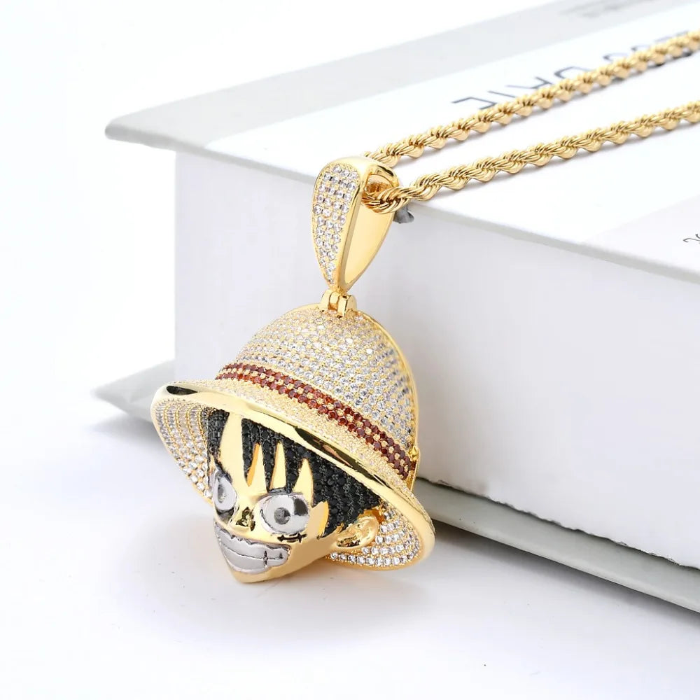 "KING'S PAVE" - Mugiwara - OP Anime Necklace