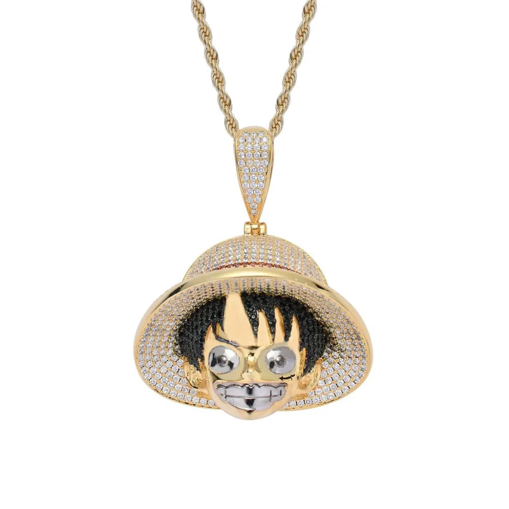"KING'S PAVE" - Mugiwara - OP Anime Necklace