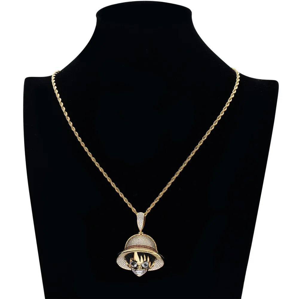 "KING'S PAVE" - Mugiwara - OP Anime Necklace