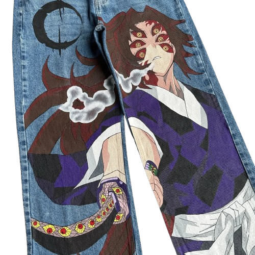 "FLAME" - Kim-Yai - Slayer Corps Anime Jeans