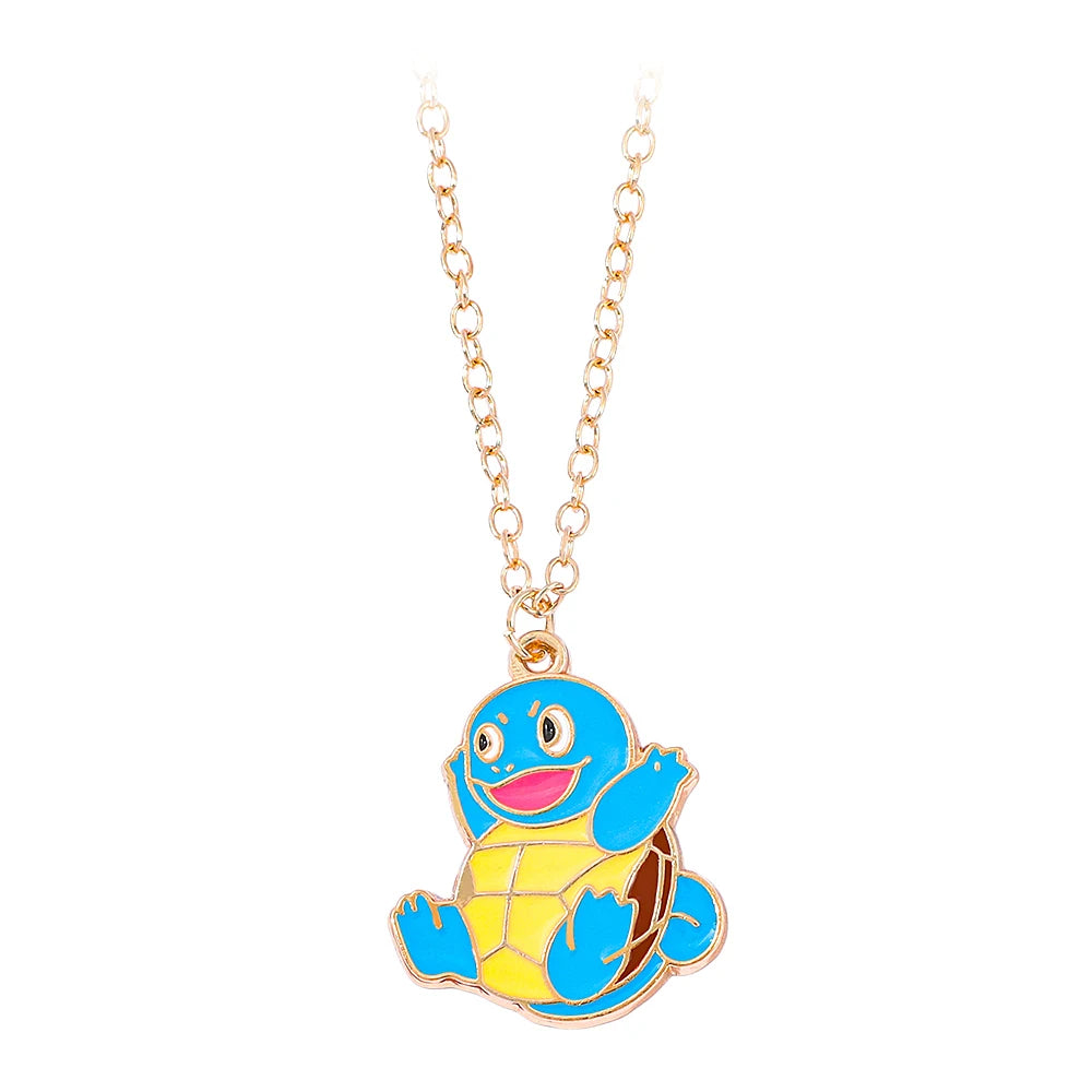 "ENAMEL CHARM" - Squ-tle - Pocket Monsters Anime Necklace