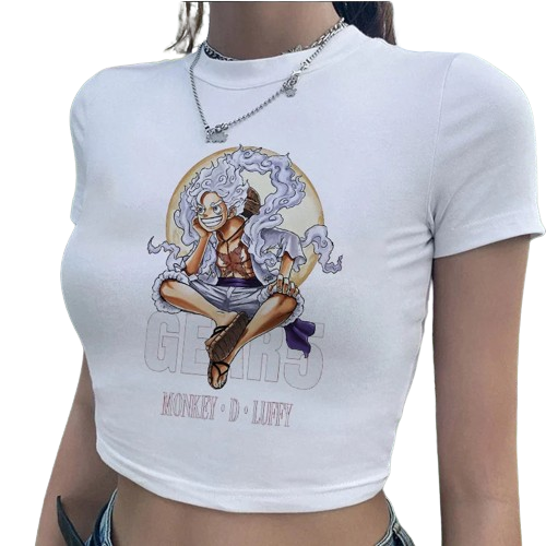 "PIRATE GAME" - One Piece Monkey D Luffy Anime Crop Top | 6 Options