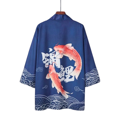 "KOI FISH" - Japanese Streetwear Anime Haori | 3 Options