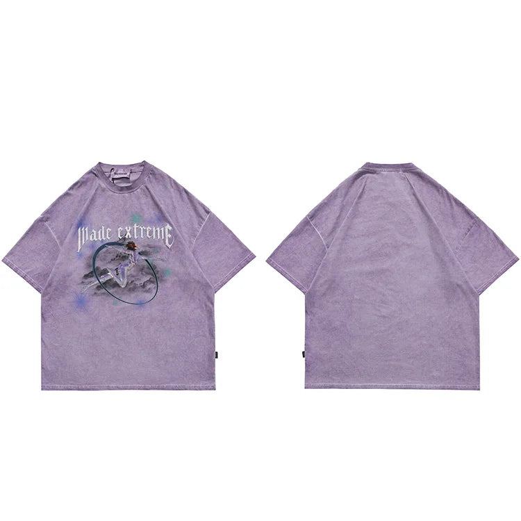 "MADE EXTREME" - Japanese Streetwear Anime Oversized T-Shirt