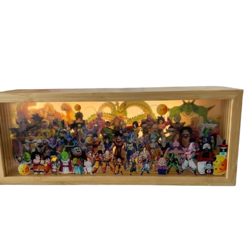 "SHADOW BOX" - Saiyan Prince - DB Series Anime Lamp