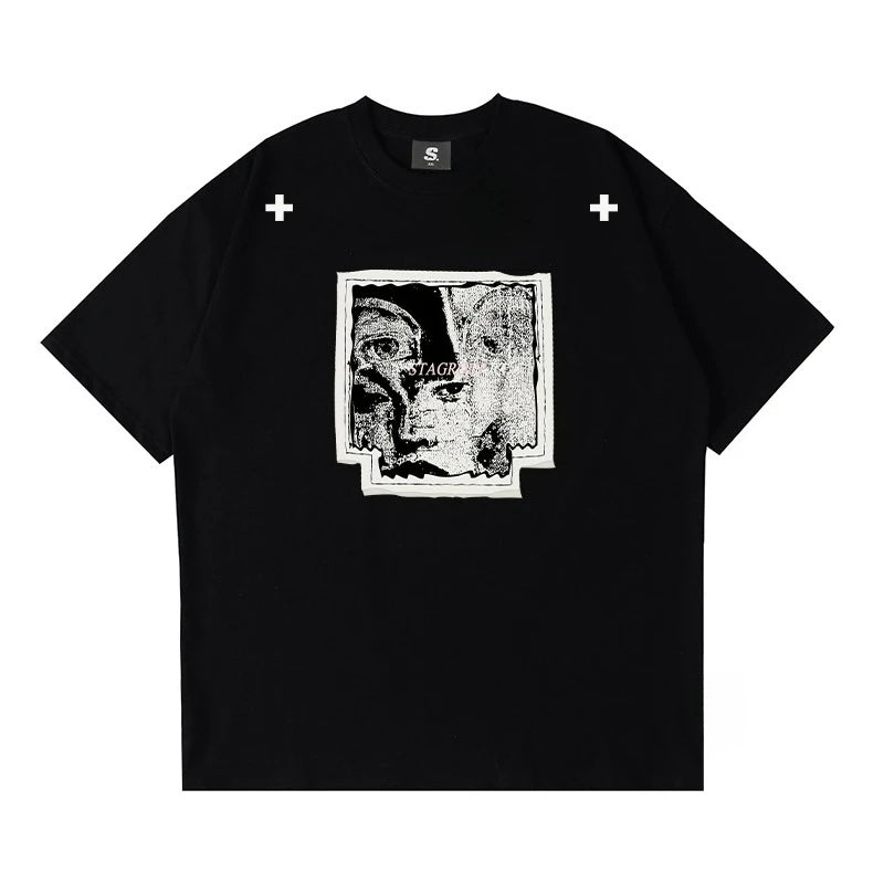 "FRACTURED MINDS" - Japanese Streetwear Anime T-Shirt
