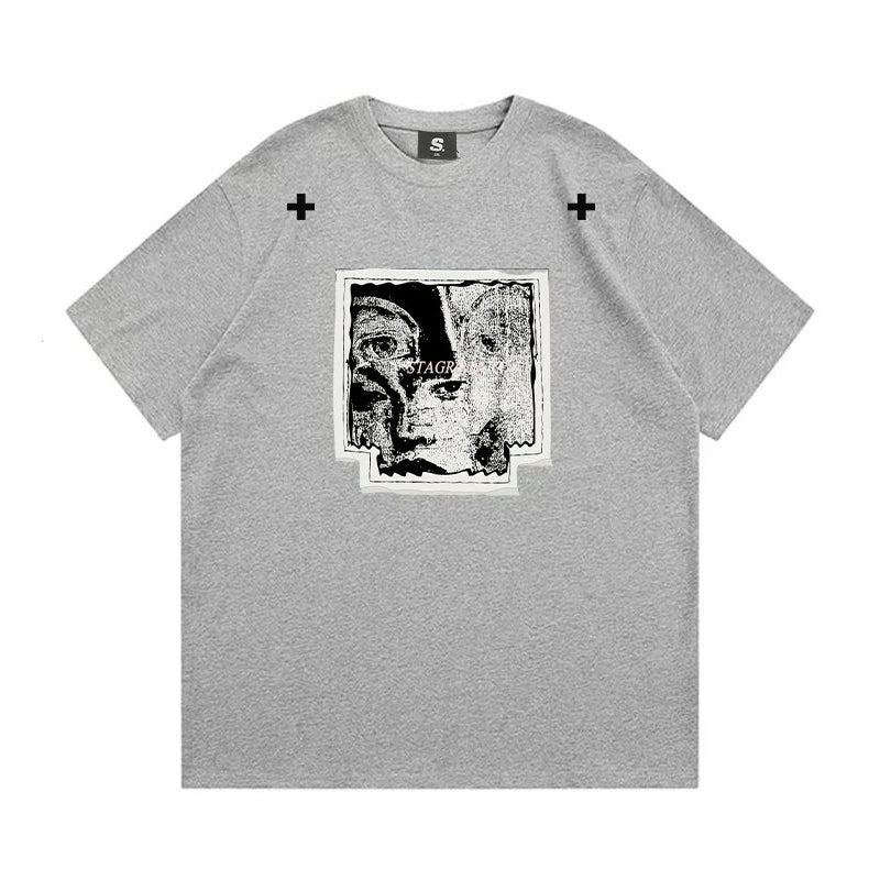 "FRACTURED MINDS" - Japanese Streetwear Anime T-Shirt