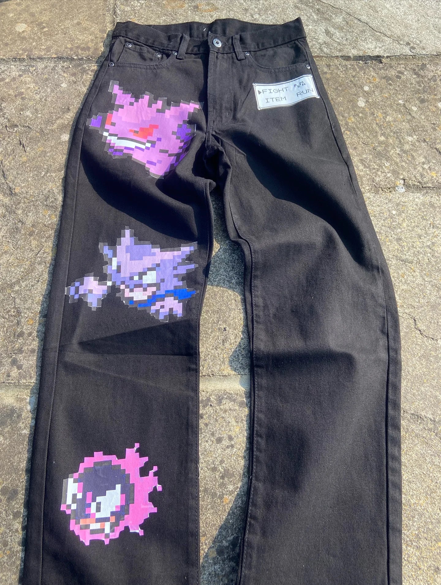 "LAVENDER TOWN" - Gen-Ar - Pocket Monsters Anime Jeans