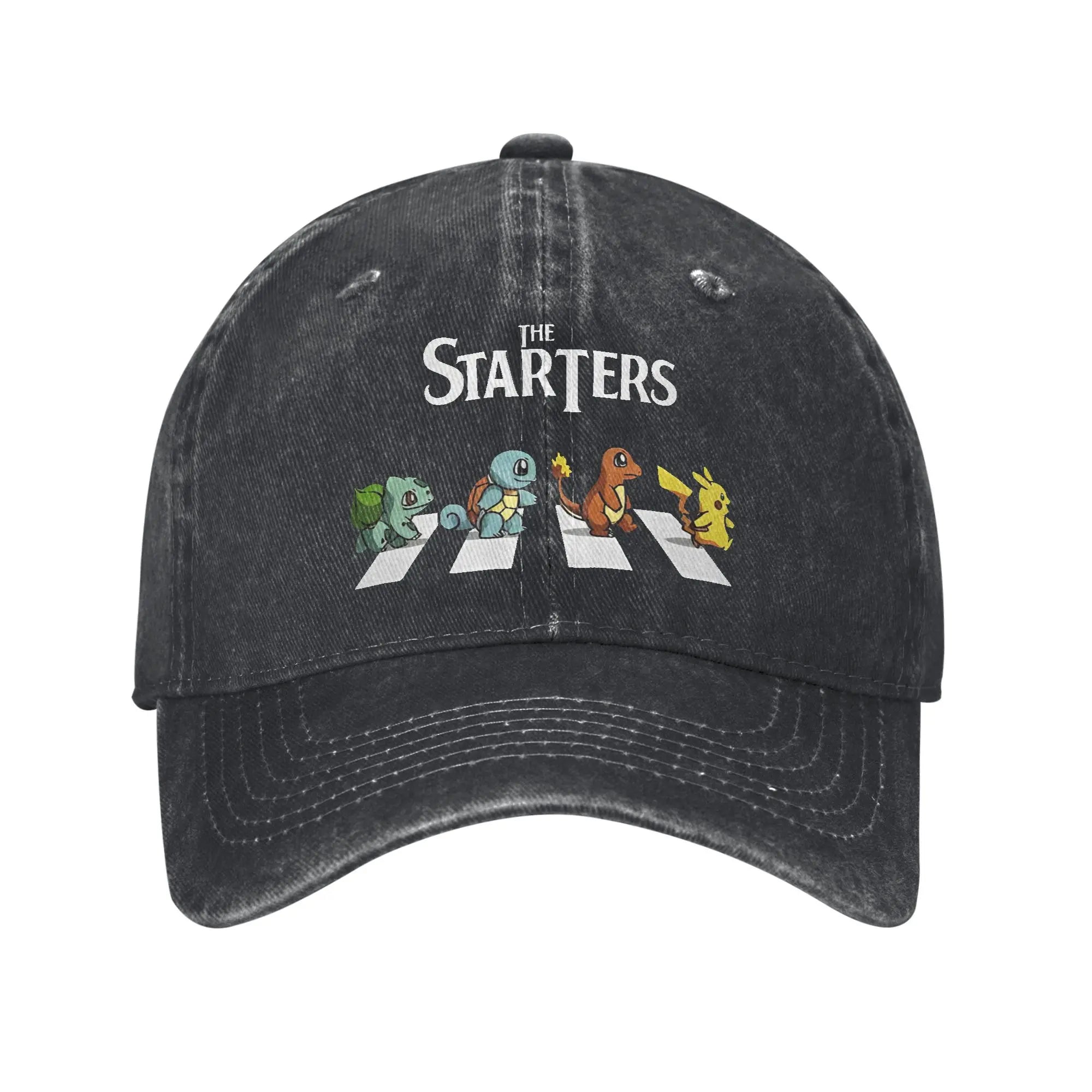 "THE BEATLES" Pik-chu - Pocket Monsters Anime Cap | 4 Options