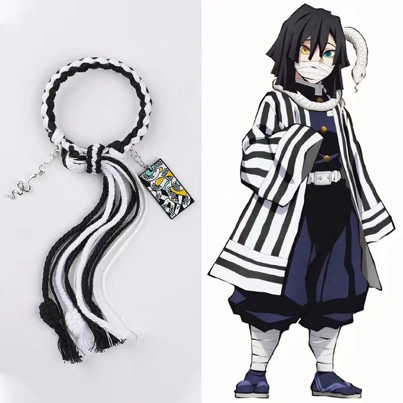 Demon Slayer Reincarnation Bracelet Fashion Adjustable Braided Couple Bracelet Creative Anime Jewelry Sets for Women Men Gifts