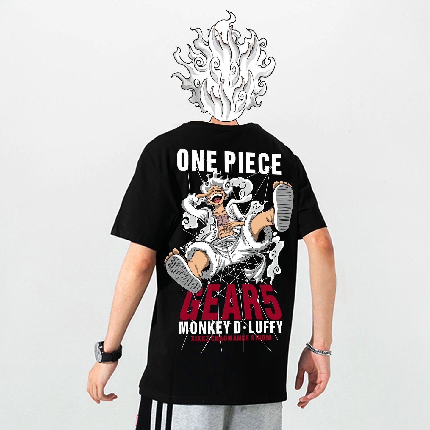 "GEAR-5" - Monkey D. Luffy - One Piece Anime Oversized T-Shirts | 2 Colors