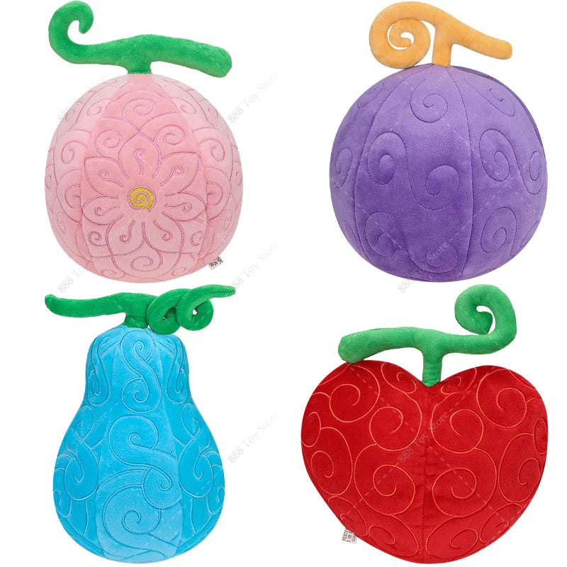 "DEVIL" - Mugiwara - OP Anime Fruit Plushies | 4 Options