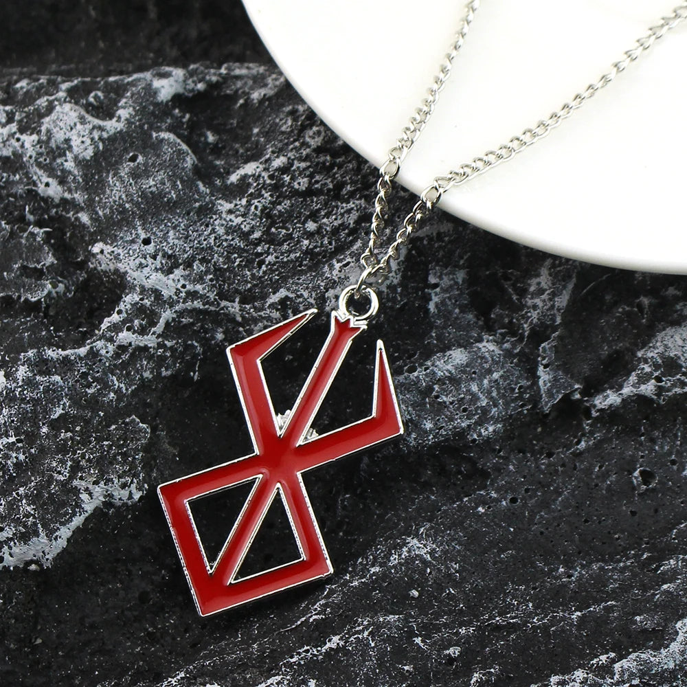 Anime - Streetwear - "SCARIFICE" - Guts - Berserk Anime Necklace - Alpha Weebs