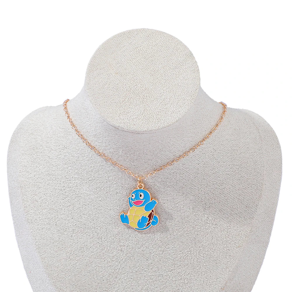"ENAMEL CHARM" - Squ-tle - Pocket Monsters Anime Necklace