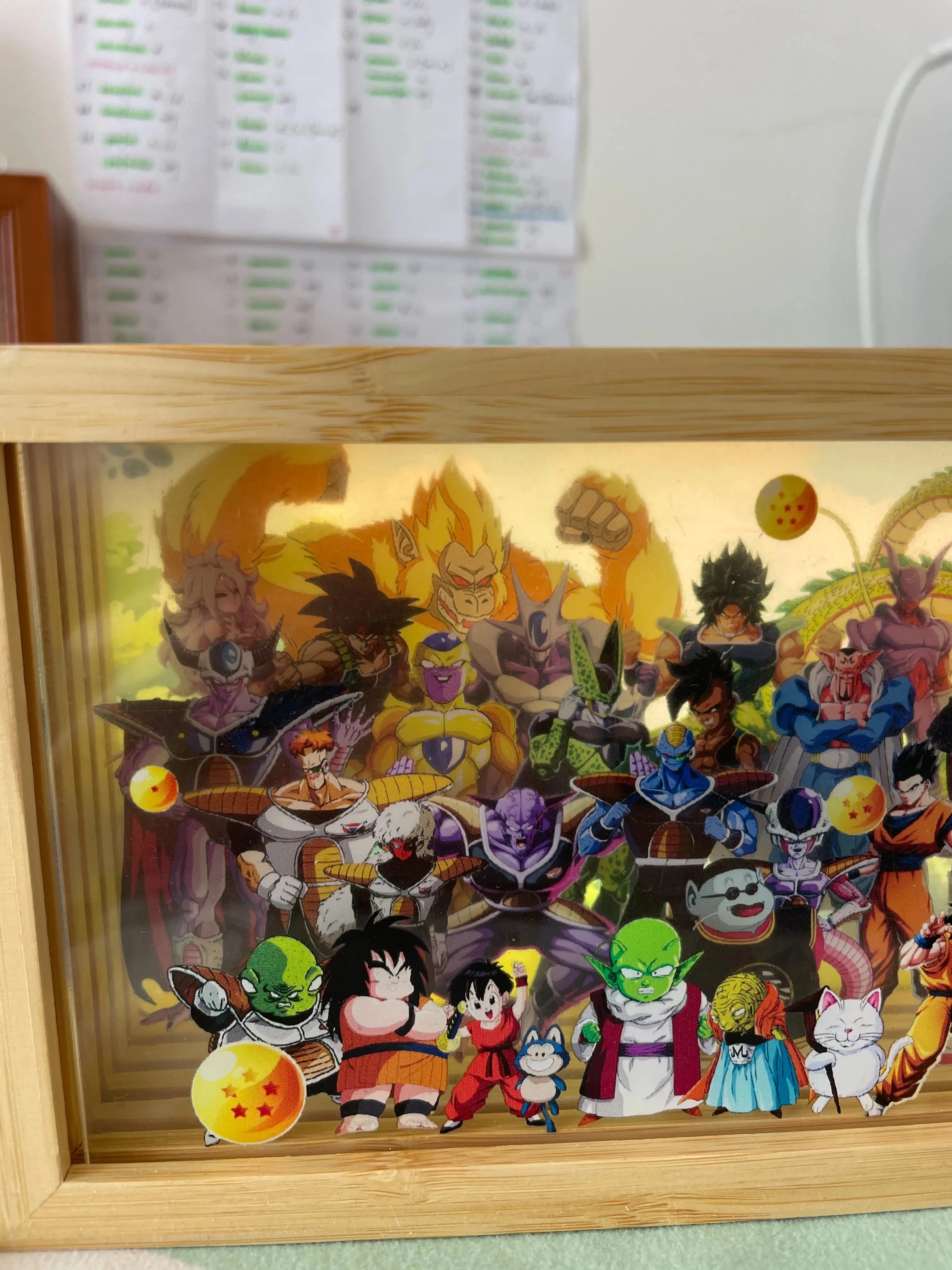 "SHADOW BOX" - Saiyan Prince - DB Series Anime Lamp