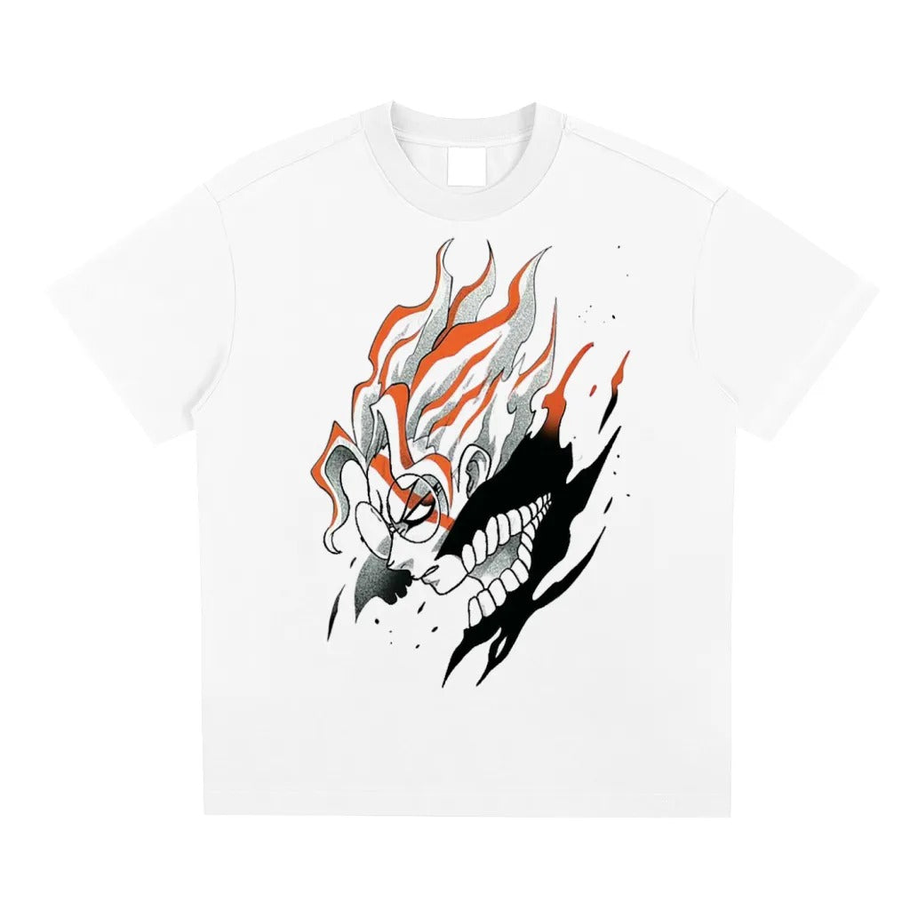 "SHADOWFLAME" - Ken Takakura - Dandadan Anime Vintage \ Acid Washed T-Shirt | 2 Colors